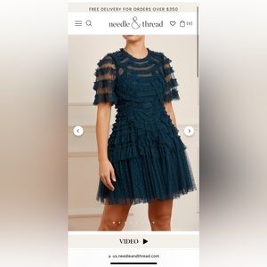 Needle & thread mini dress